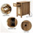 Ciauna End Table with Storage and Charging Station
