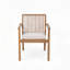 Chaises d'extérieur en bois d'acacia