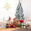 Arbre de Noël effilé 7 pi avec pin blanc effilé