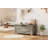 Multi-Functional Wooden Storage Bench – Chest with U-Shaped Cut-Out Pull, Safety Hinges, Sturdy 300 lbs Support – Bedroom, Entryway Organizer – Farmhouse Matte X-Shaped Design-1964597807-1964597800