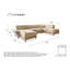 Dazzling Daisy Corner Sofa Bed-1276319322-1276319323
