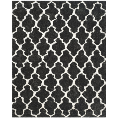 Barcelona Shag Hand Tufted Performance Geometric Rug