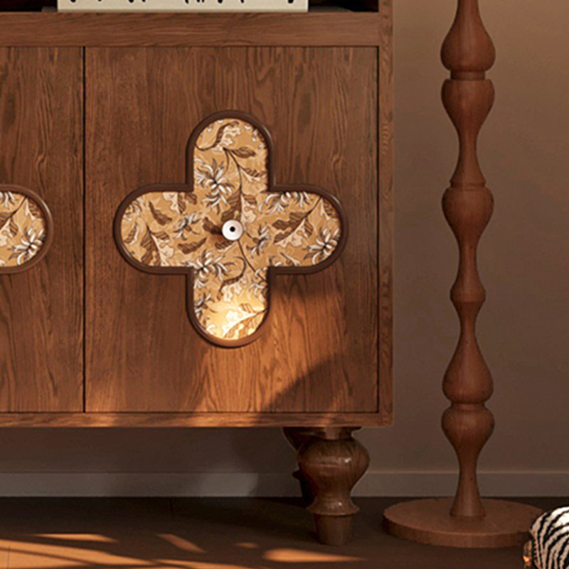 Commode d'entrée en bois massif chinois