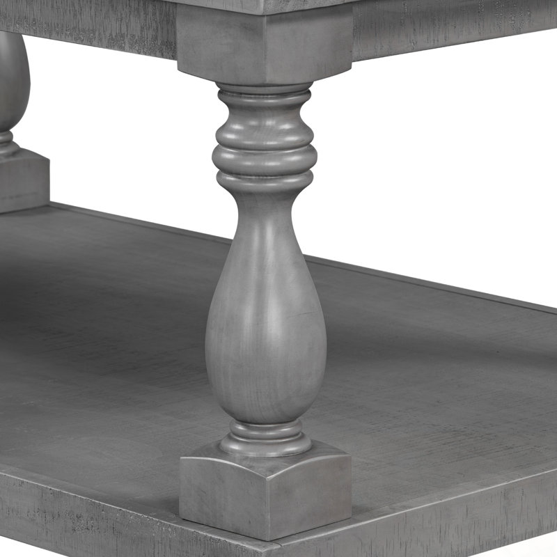 Coffee Table with bottom shelf