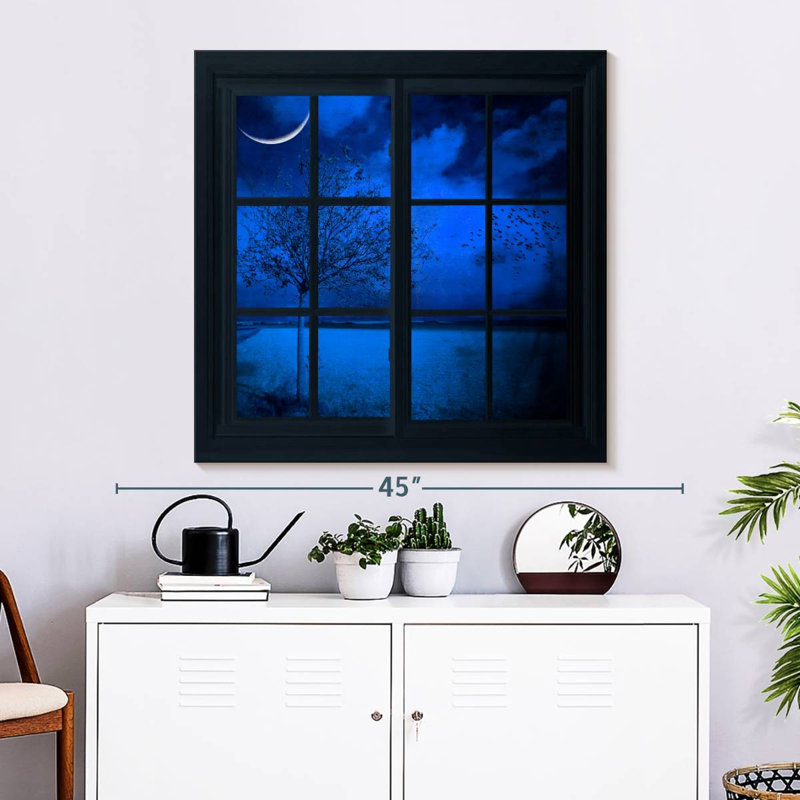 Fenêtre Lilie Moonlight, H 33 po x l 33 po