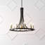 Lustre géométrique de style bougie-1036268489