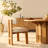 CORIN 60" White Oak Round Dining Table – Sculptural Pedestal Table – Natural-1590536791