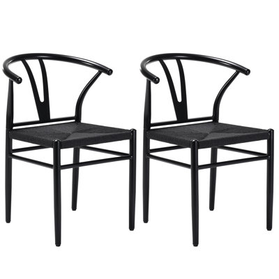 Paper Rope Metal Armchair