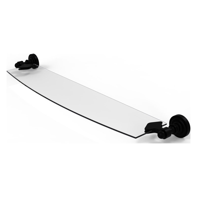 Marchmont Bracket Shelf, 2.25" H x 22" W x 6.1" D, Matte Black