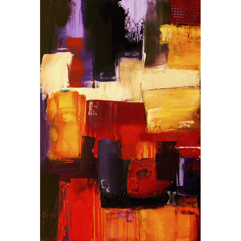 Raspberry Beret II - Wrapped Canvas Art Prints, 46cm H x 30cm W x 3.8cm D