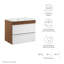 Meuble-lavabo mural 24 po Render par Modway-1089296268