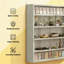 Vitrine murale grise parfaite pour les voitures miniatures, porte transparente pour vitrine élégante-740744968