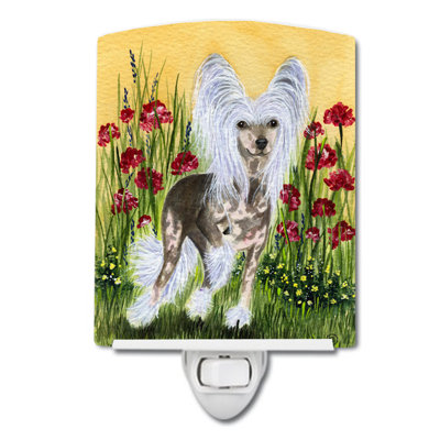 Chinese Crested Ceramic Night Light