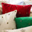 Embroidered Star Cotton Throw Pillow Cover and Insert-1869333404