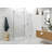 Illume 59 in. x 30 in. x 78 in. 90-degree Fully Frameless Wall Hinged Glass Shower Enclosure-16258073