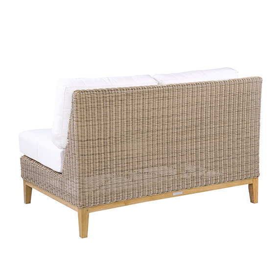 Frances Outdoor 2 - Seat Loveseat, Canvas Rain, Frances Willow