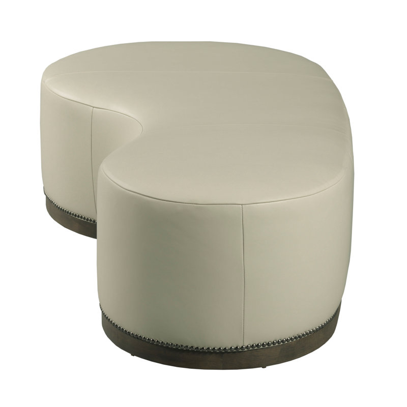 Madeline 61'' Wide Cocktail Ottoman, Putty (3152 65), Charcoal