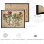 "Fleurs, art floral botanique rustique, affiches encadrées, petit art mural de salle de bain"-101825547-101825548