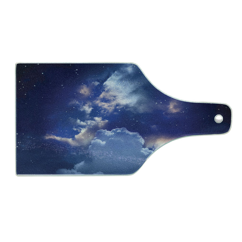 Planche à découper en verre trempé Ambesonne