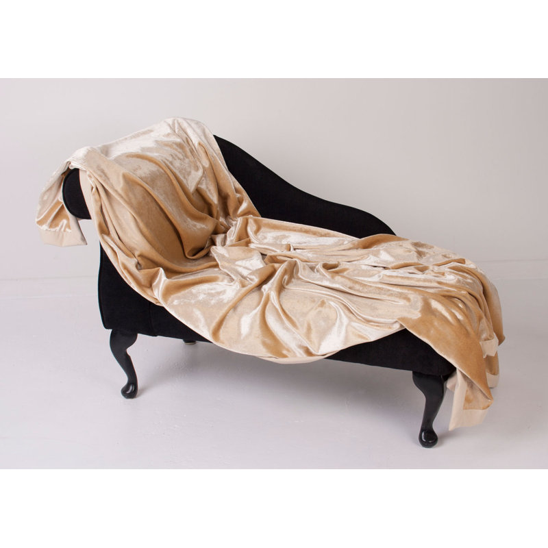 Throw Blanket, Champagne Gold
