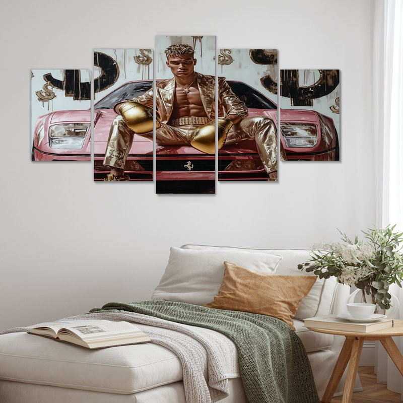 Ensemble d'art sur toile All Gold
