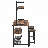 44'' Iron Standard Baker's Rack with Microwave Compatibility and 2 Stools-1603382156