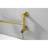 Pot Filler Faucet Wall Mount - Brass, Gold Color, Double Handles, Splash- Modern Brass Mount, Gold, Finish