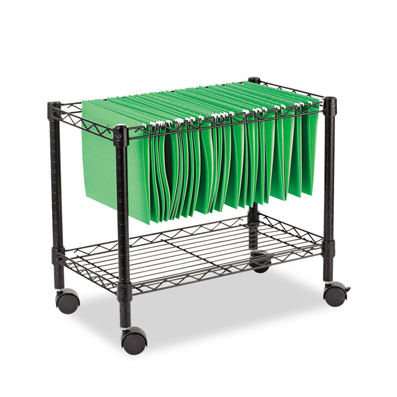 21'' H x 14'' W File Cart with Wheels