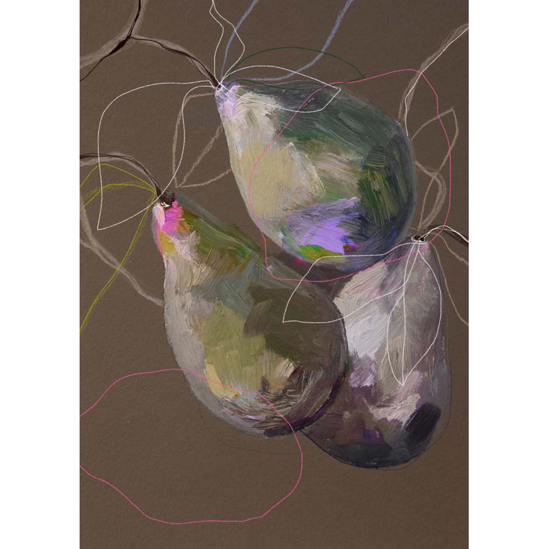Pear 4 Print, 50" H x 35" W x 2" D