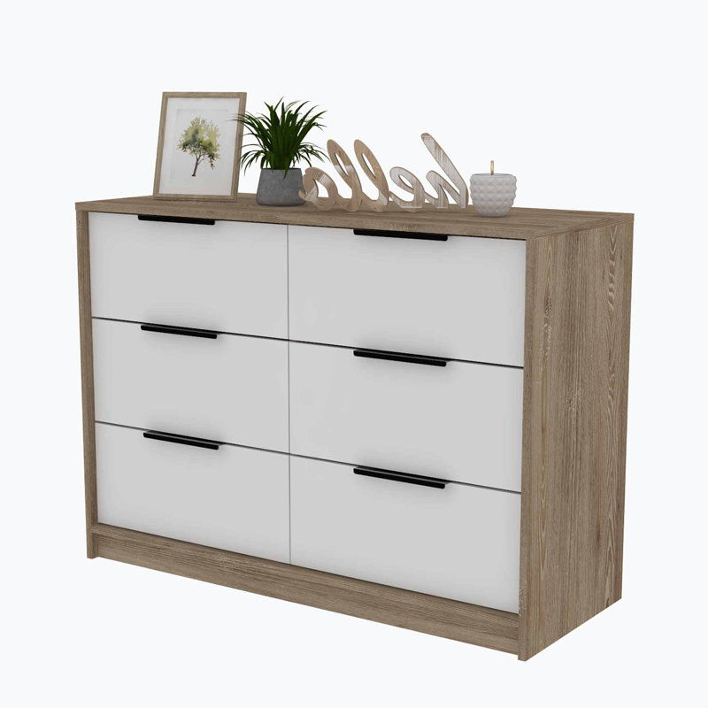 Commode à six tiroirs