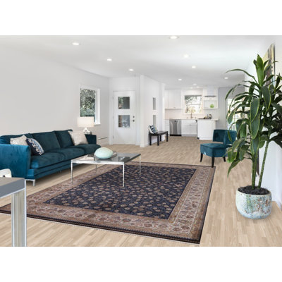 Tapis oriental bleu 7 pi