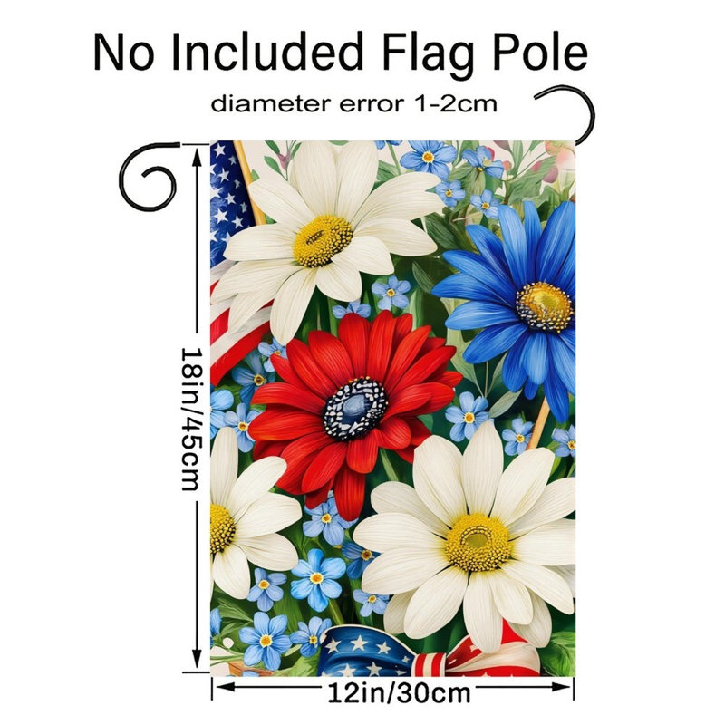 Pavillon de jardin Patriotic Daisy Bouquet