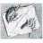 Drawing Hands, 1948 by Escher - Single Picture Frame Print on MDF