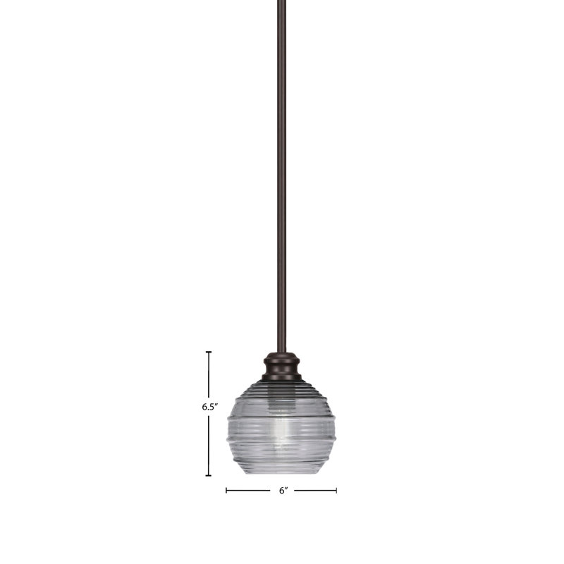 Mini-luminaire suspendu Edge, Espresso