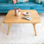 Table basse carrée en bois de chêne massif Sidney-757076295