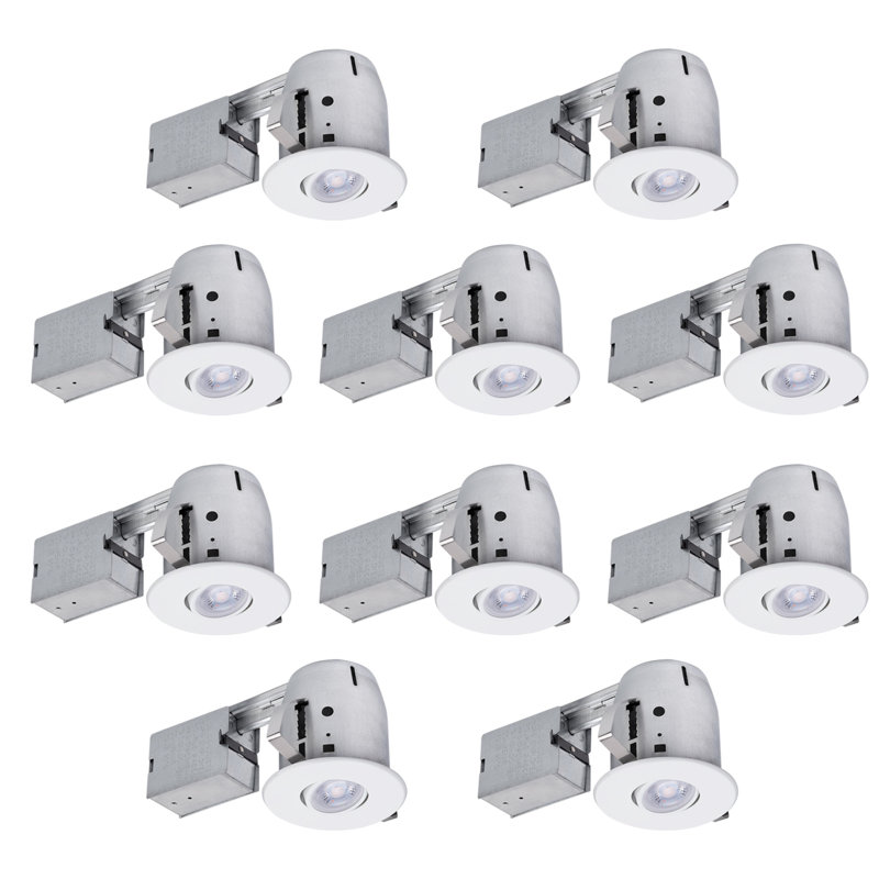 Ensemble d'éclairage encastré 4 po Globe Electric