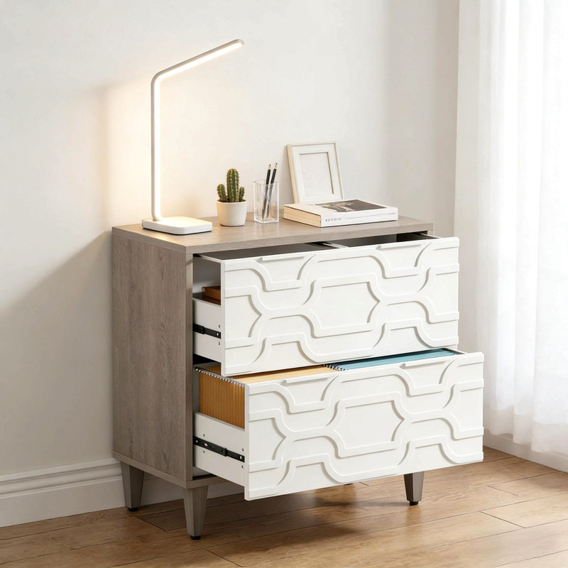 2-Drawer File Cabinet,Ample Storage Cabinet