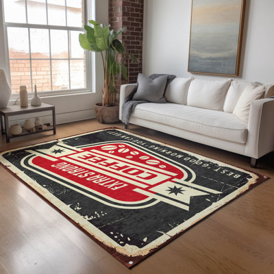 Premium Machine Washable Cerrito AMF166 Midnight Rug