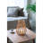 D9.5X13.5" Sienna Bamboo Lantern With Rope Handle
