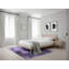 Tapis géométrique mauve en laine-836112738