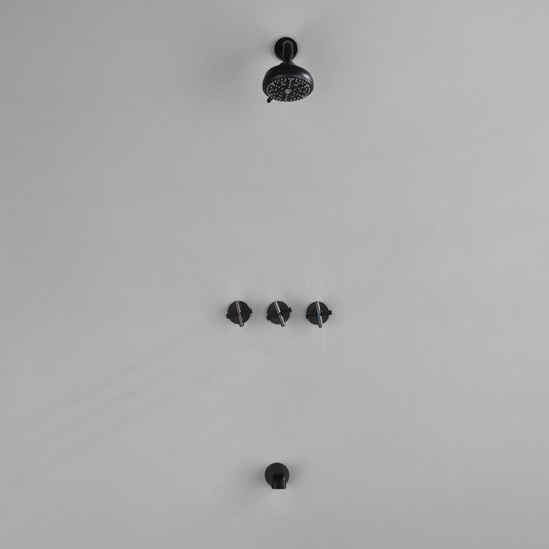 Tub & Shower Faucet, Black
