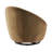 Upholstered Swivel Barrel Chair-1301299583