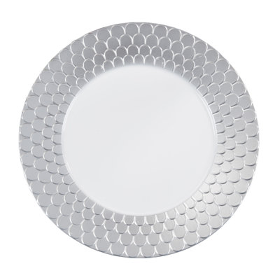 Fish Scale-Inspired Charger Plate (Set of 4)