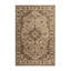 Tapis brun Tabriz lavable à la machine-1380332187