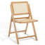 Ensemble de 2 chaises de patio pliables en rotin AllModern Dan-71526370