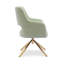 Fauteuil pivotant rembourré Breann-93705358