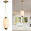 Luminaire suspendu vintage en verre de lait