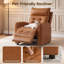 Fauteuil inclinable brun-1322252798