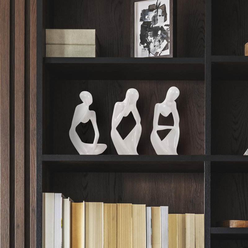 Contentment Ceramic Sculpture- Set of 3