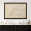 "Minimaliste, ligne rouge, croquis, lapin, illustrations, impressionnisme, décoration murale"-108571046